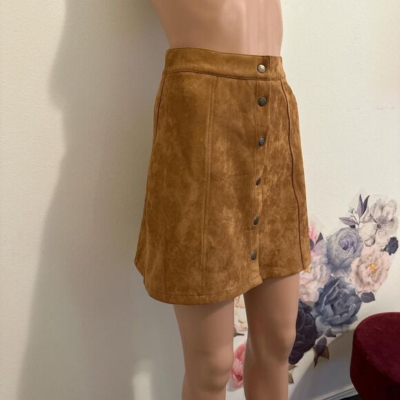 Unbranded Women's Tan and Brown Skirt - Picture 2 of 5